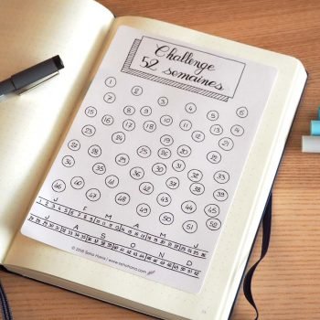 Bullet Journal - Challenge 52 semaines