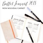 Bullet Journal 2018 - mon nouveau carnet