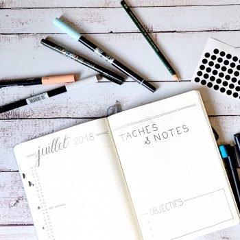 Juillet 2018 dans mon Bullet Journal