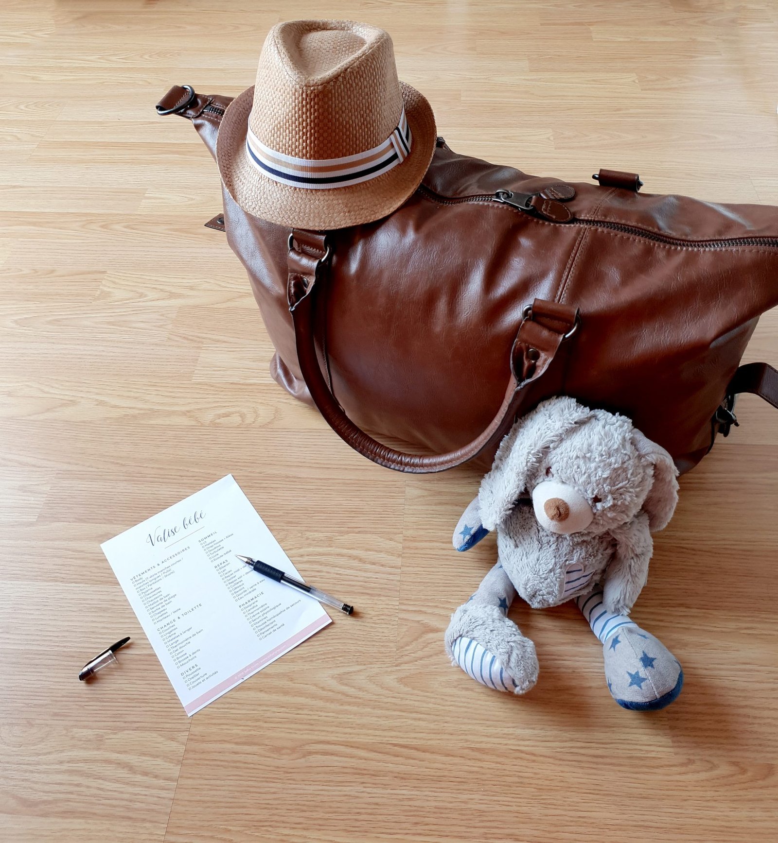 Checklist vacances bébé 15M